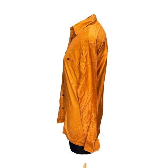 Christian Dior Mens Orange Long Sleeve Button-Down Shirt M - Picture 2 of 9